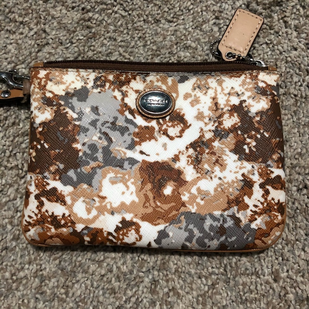 Coach Brown and Gray Wallet